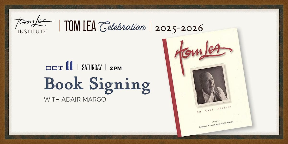 Book Signing with Adair Margo