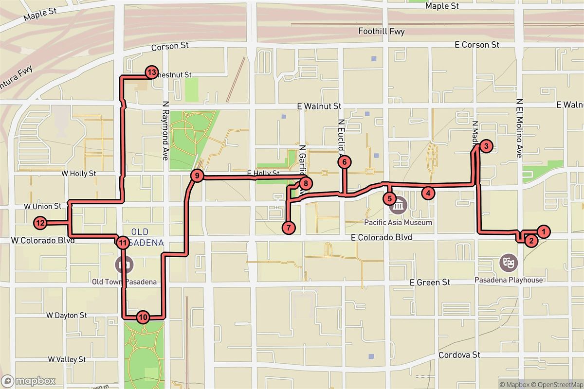 Pasadena Audio Tour: Literary Landmarks and Timeless Treasures Trail