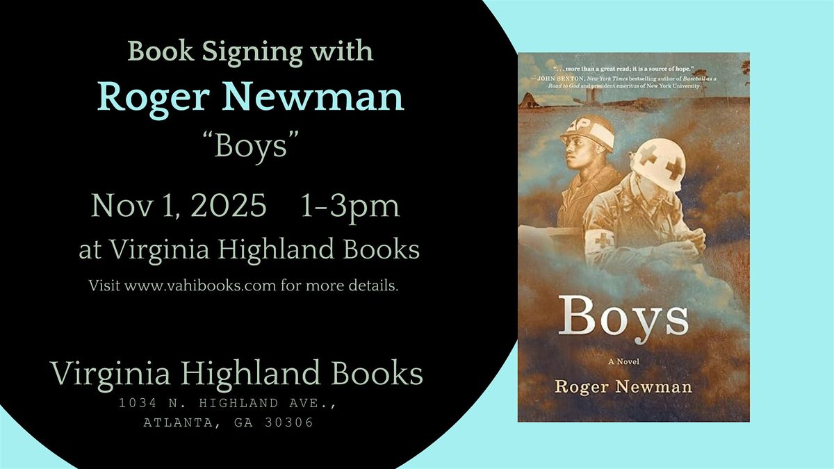 Book Signing with Author Roger Newman