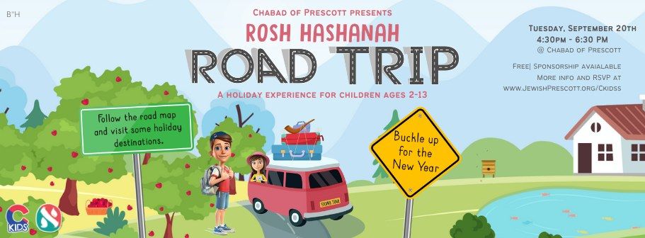 Rosh Hashana Road Trip Ckids Club Chabad Of Prescott September 20 rosh-hashana-road-trip-ckids-club-chabad-of-prescott-september-20