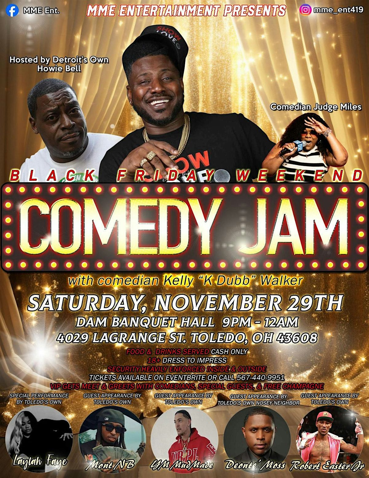 Toledo Black Friday Weekend Comedy Jam