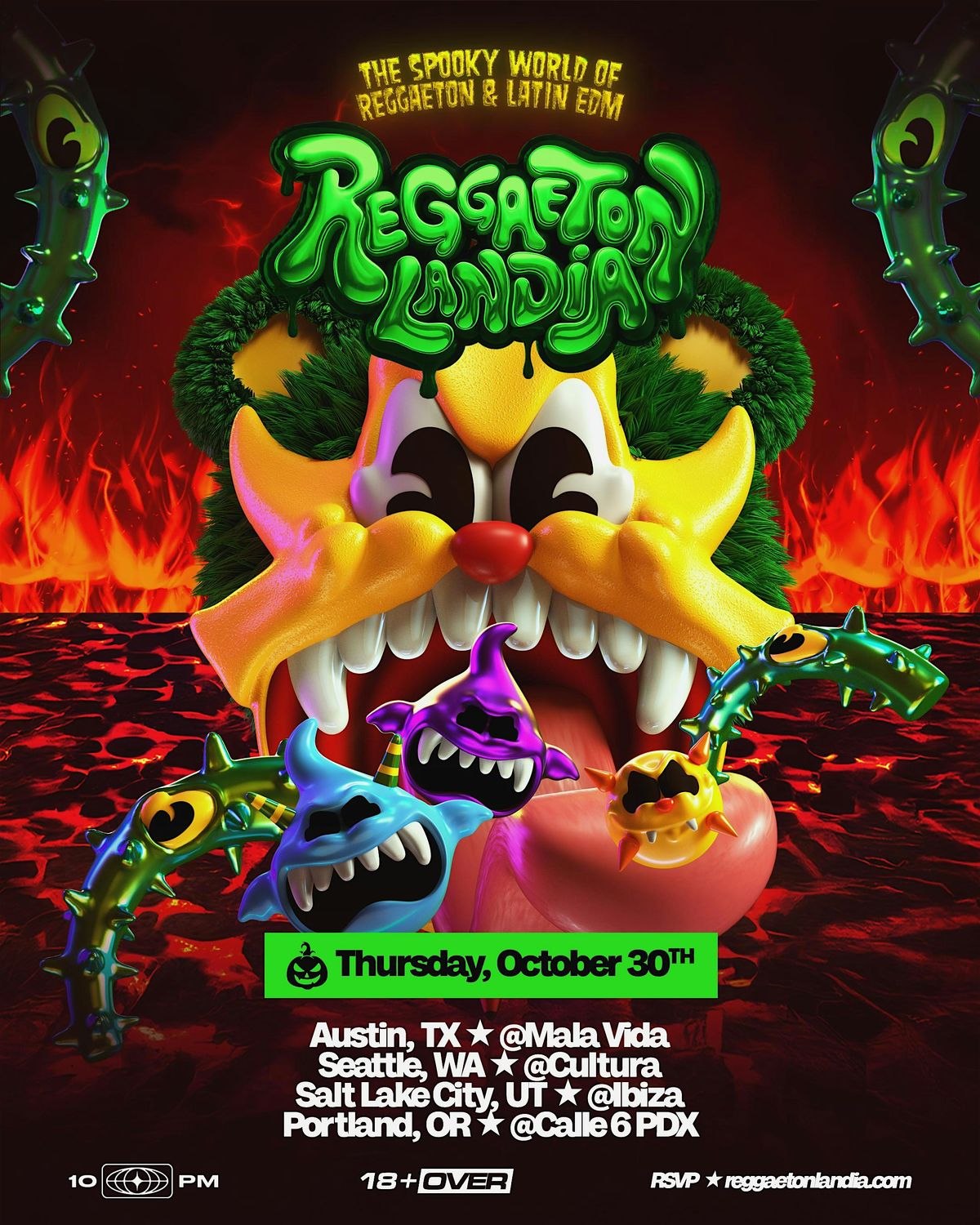 Reggaetonlandia Halloween Takeover Portland (21+)