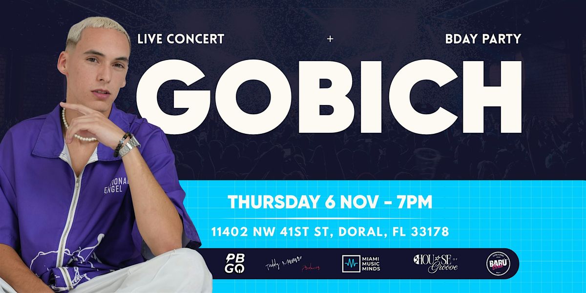 Networking + Live Concert: Gobich's birthday