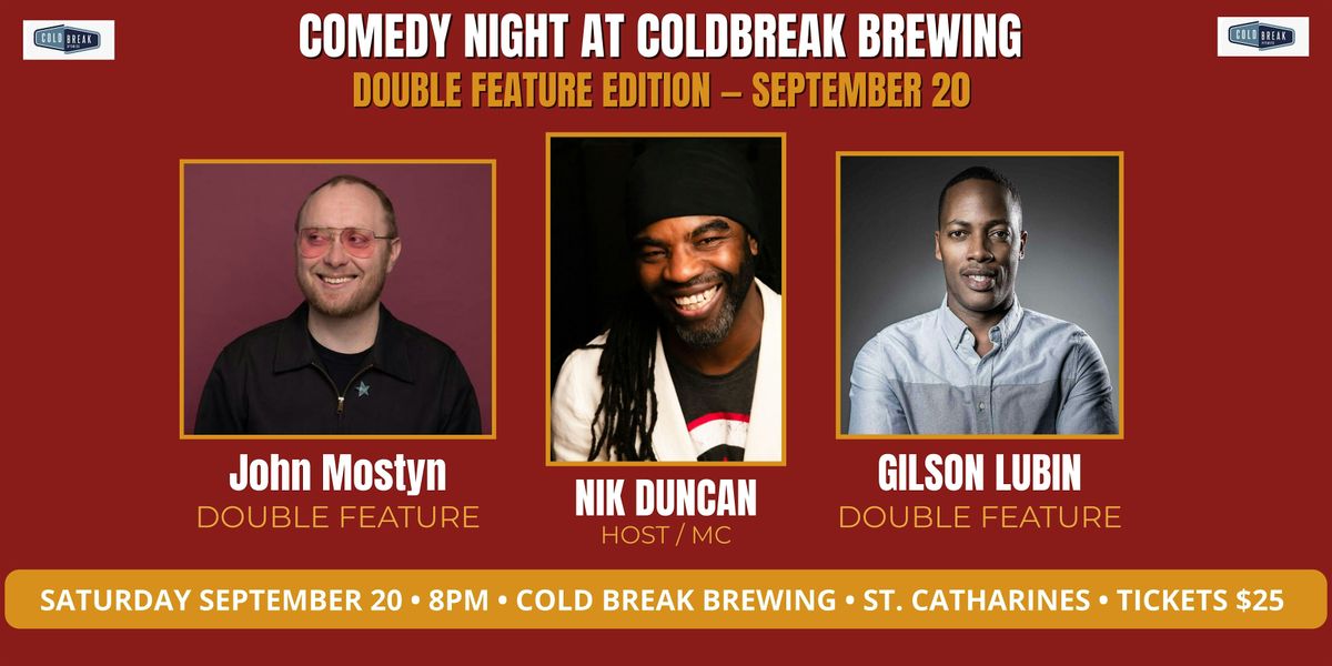 COMEDY NIGHT AT COLDBREAK BREWING