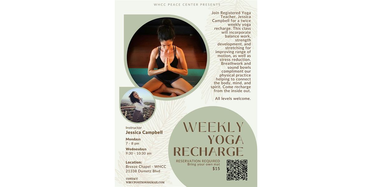 Weekly Yoga Recharge