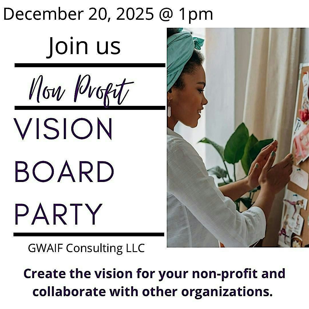 Non Profit Vision Board Party