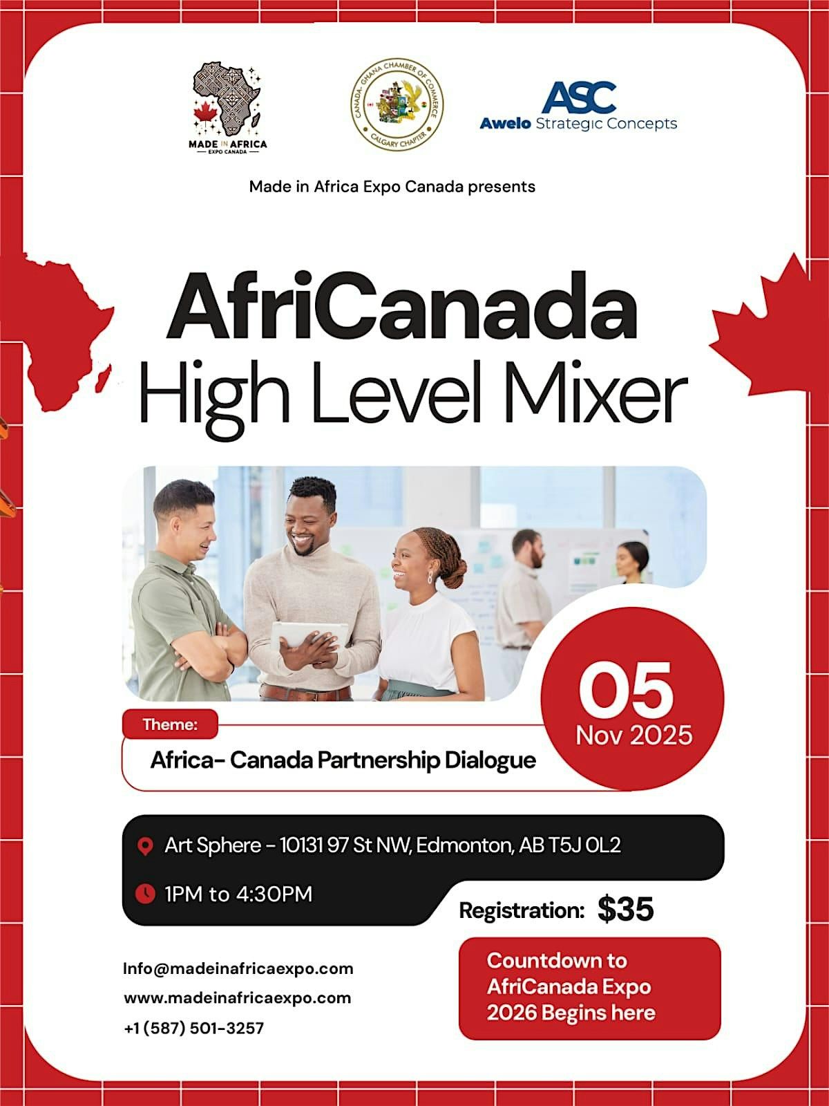 AfriCanada High-Level Mixer
