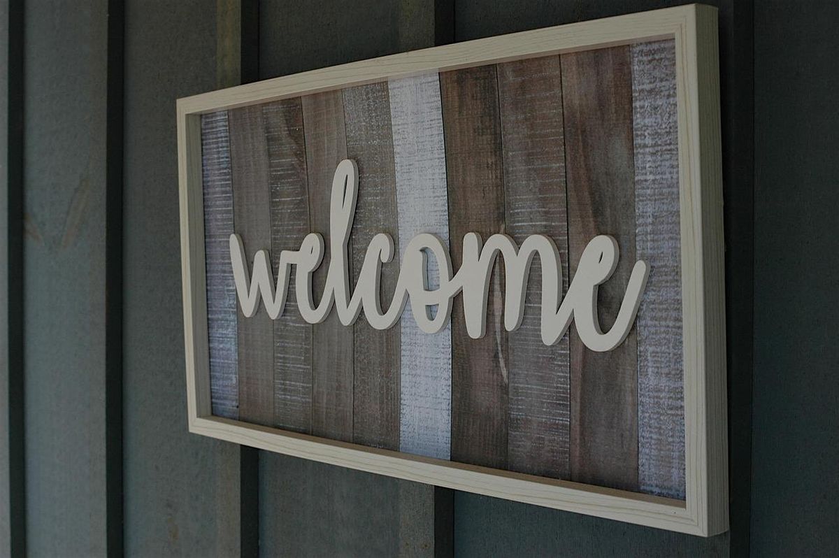 Woodworking Class - Welcome Sign