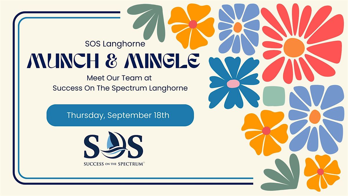 Autism Friendly: Munch & Mingle