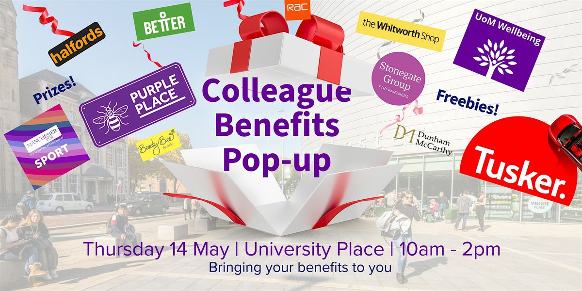 UoM Colleague Benefits Pop-Up