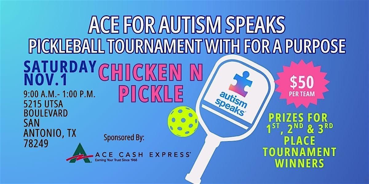 Ace For Autism Speaks: Pickleball Tournament and Resource Fair
