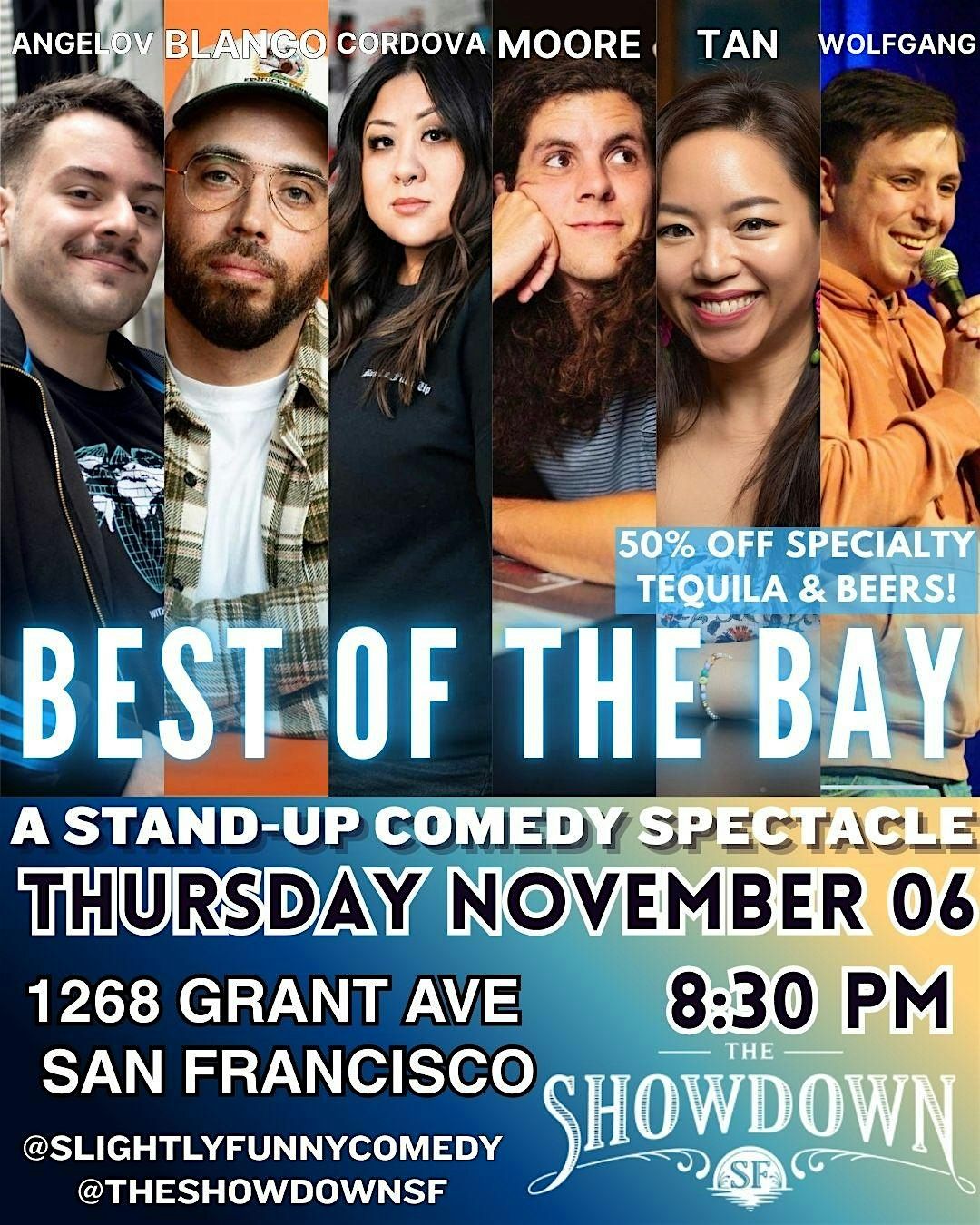 "BEST OF THE BAY" Stand-Up Comedy @ The Showdown (North Beach, SF)