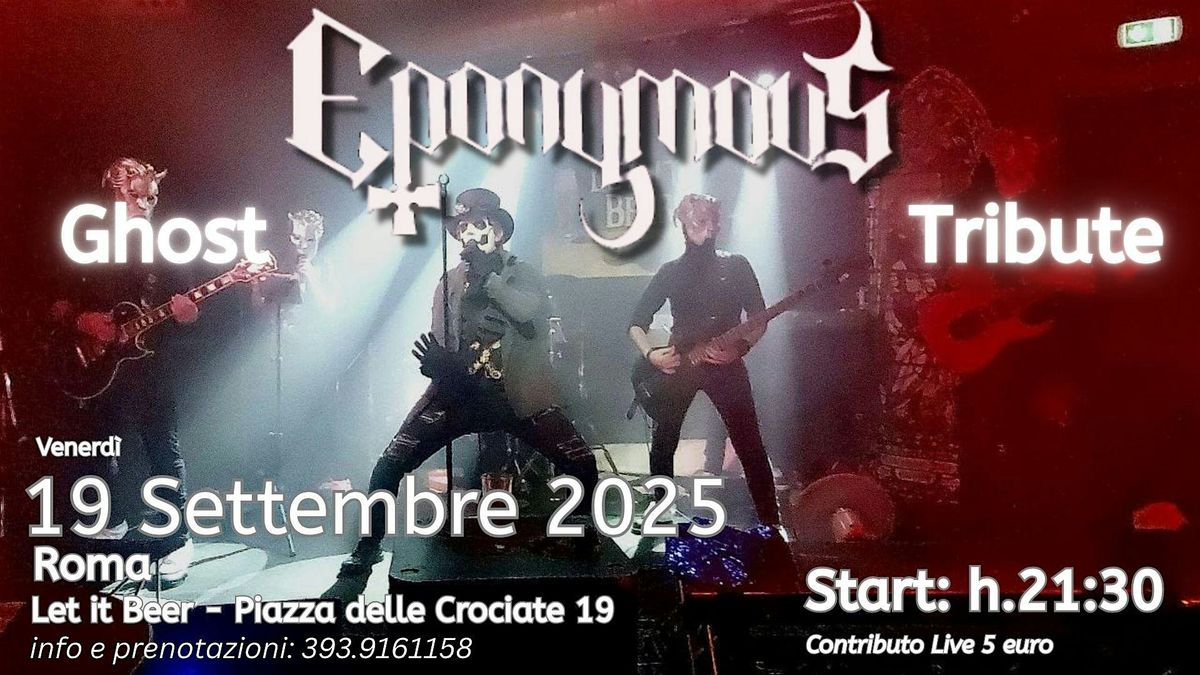 Ghost Tribute Eponymous @ Let it Beer 19\/09\/25