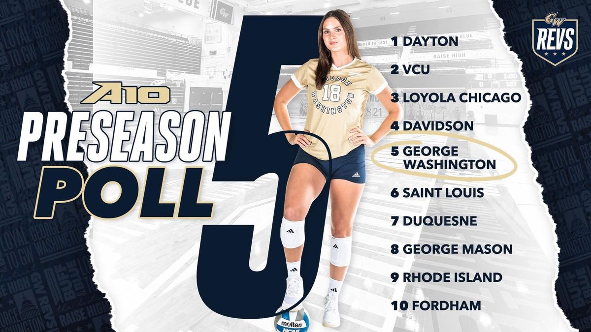 Parking VCU Rams at George Washington Revolutionaries Womens Volleyball