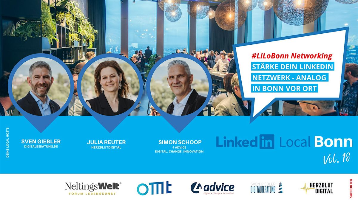 LinkedIn Local Bonn - #LiLoBonn Vol. 18