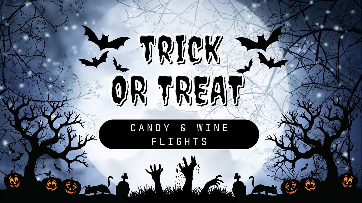 Trick or Treat wine flights at The Vineyard at Hershey