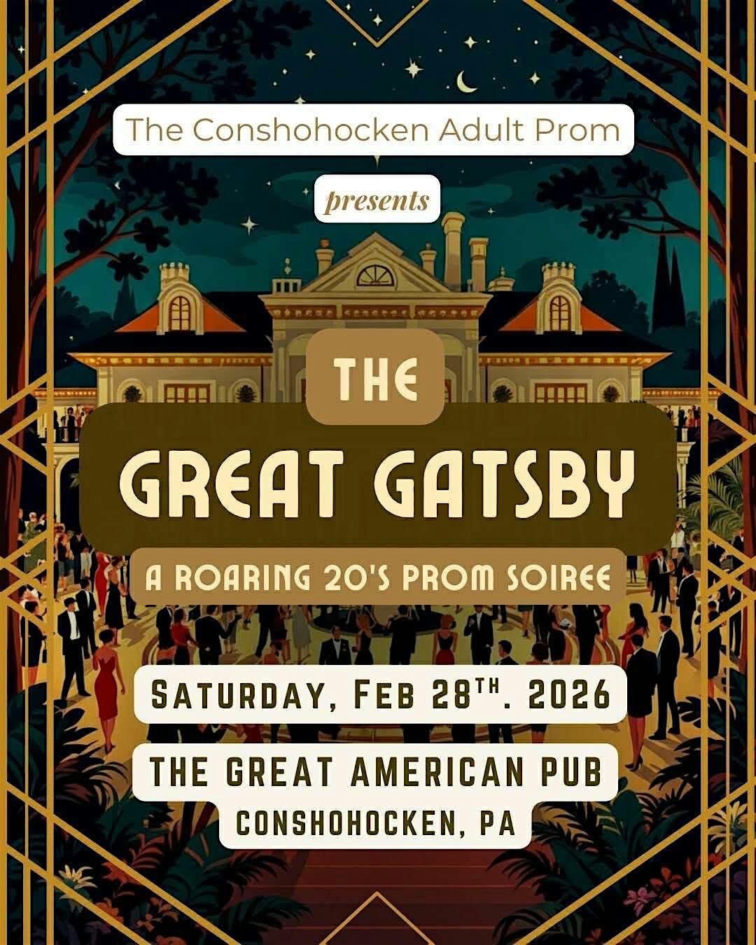 Conshohocken Adult Prom - Great Gatsby