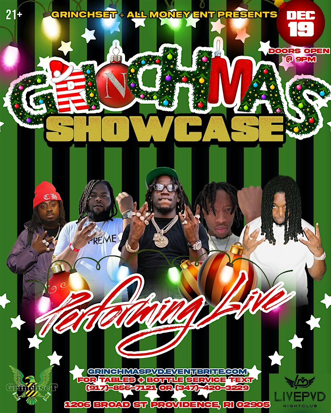 GRINCHMAS SHOWCASE @ CLUB LIVE PVD
