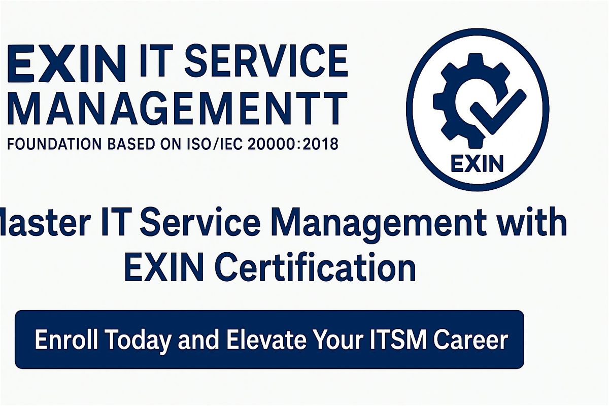 EXIN IT Service Management Foundation (ISO\/IEC 20000:2018)- Auckland