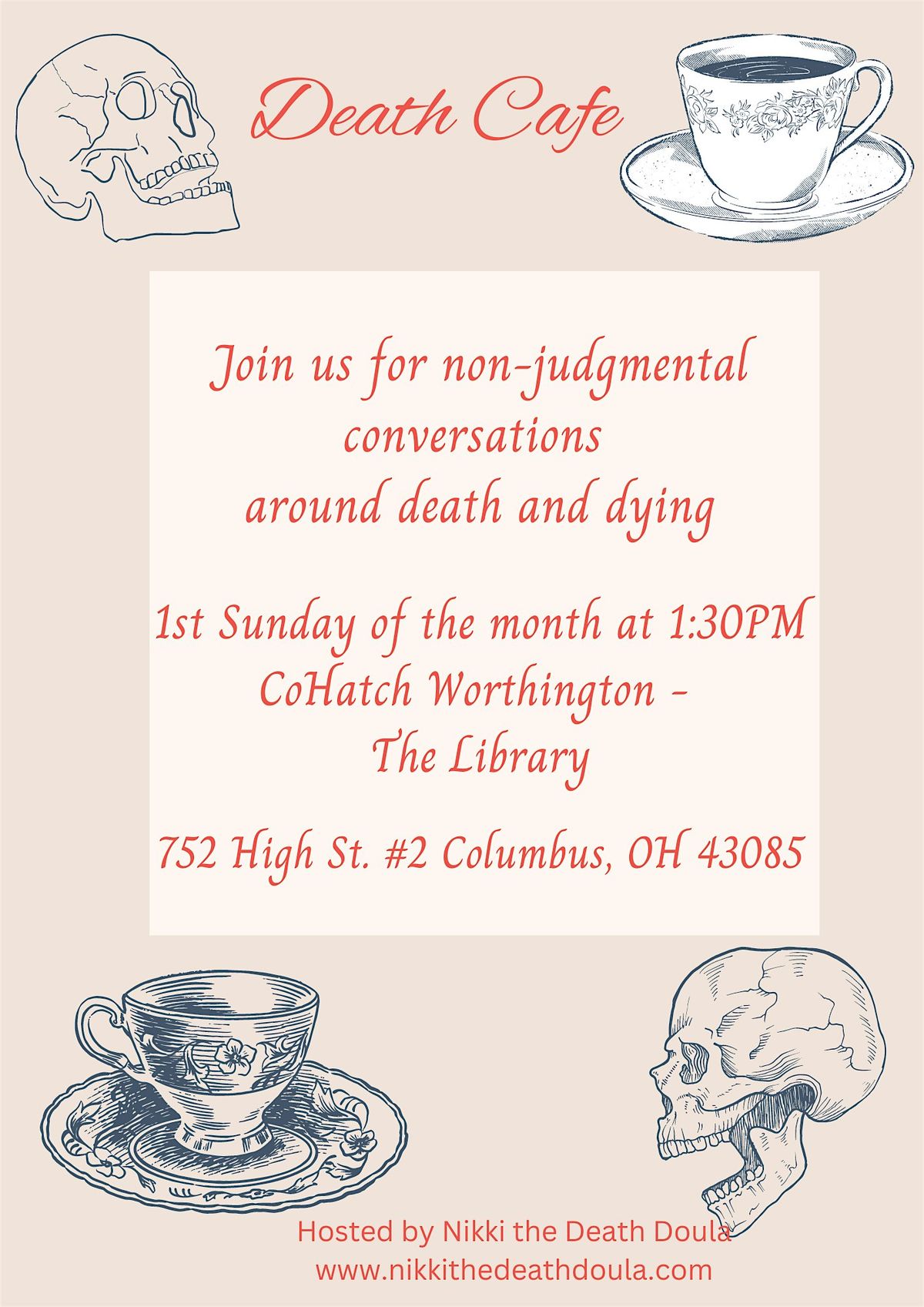 August Death Cafe'