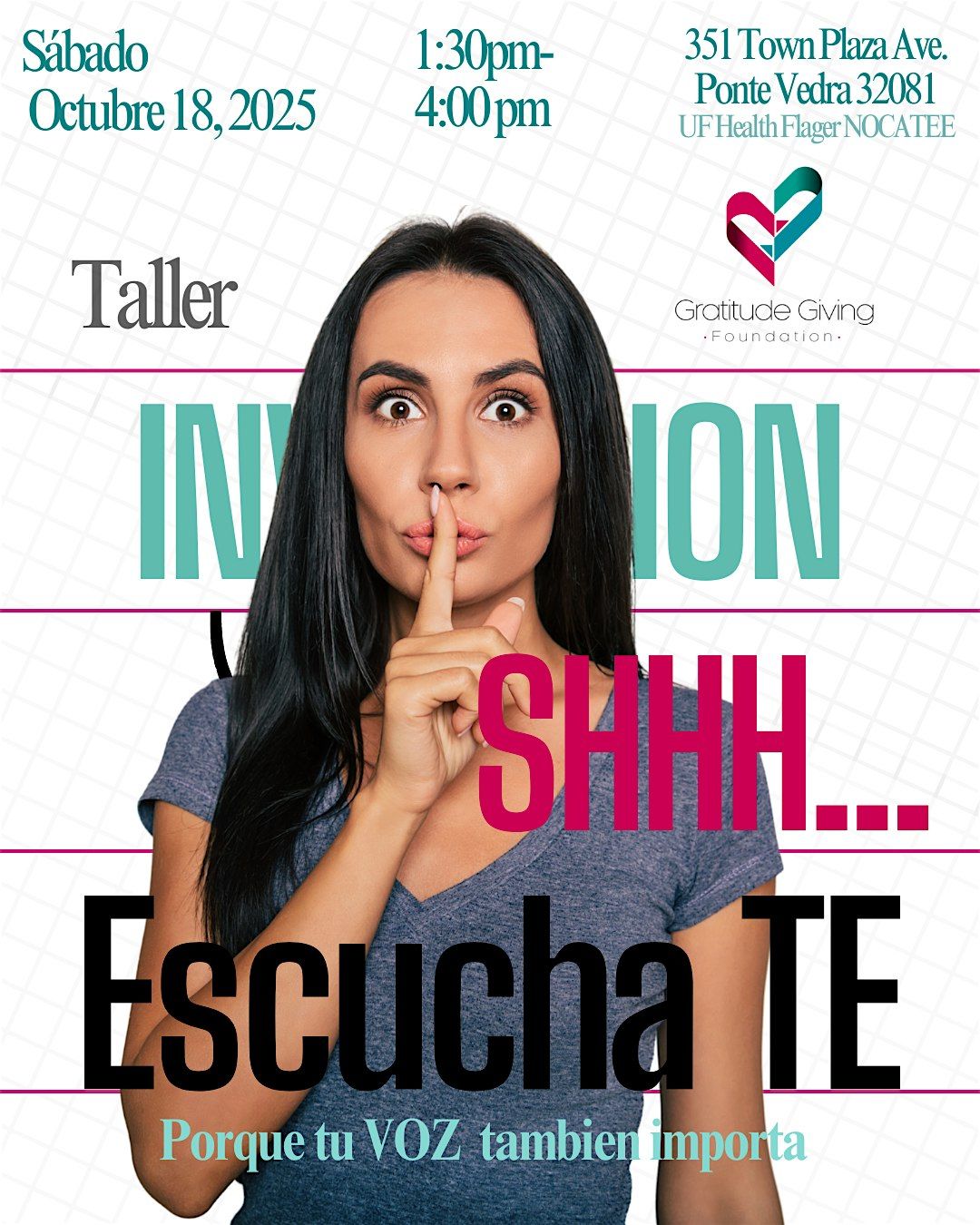 Shh... EscuchaTE. Tu voz tambi\u00e9n importa