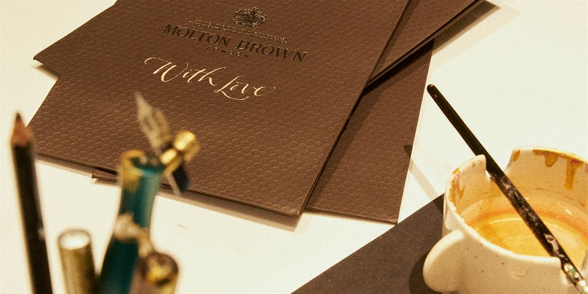 Molton Brown Covent Garden - Calligraphy Event