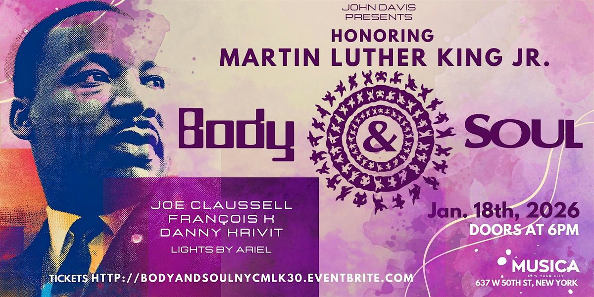 Body & SOUL MLK 2026 Celebration