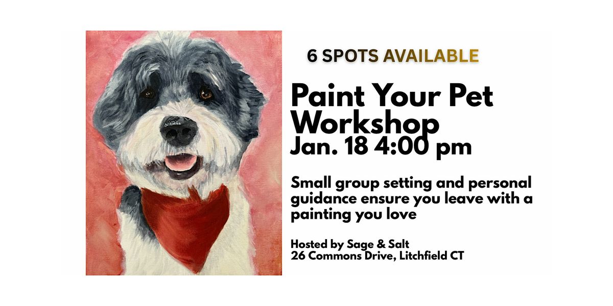 Paint Your Pet Workshop