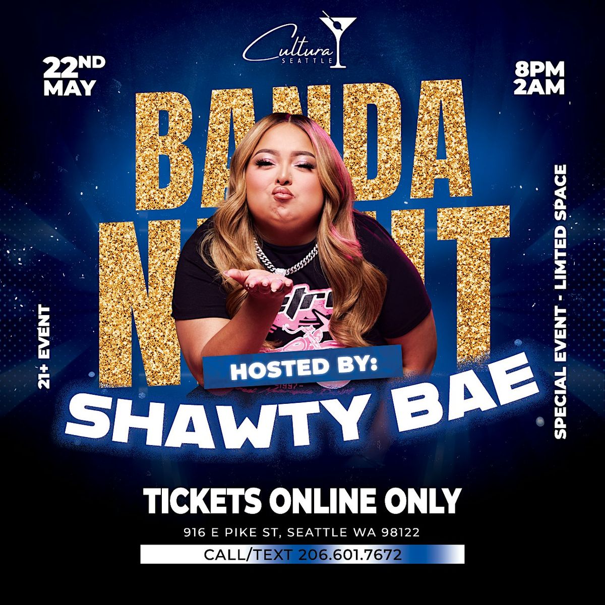 Banda Night Hosted by Shawty Bae @ Cultura Seattle 21+ | 916 East Pike ...