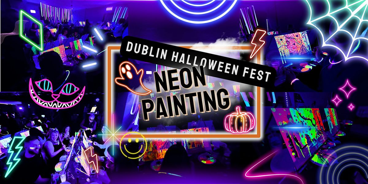 Neon Painting: Alice in Wonderland