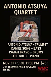 WMC presents  Antonio Atsuya  Quartet Live Jazz