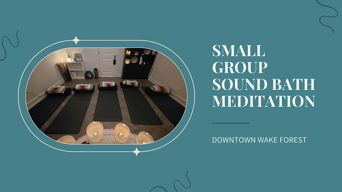 Small Group Sound Bath - $30