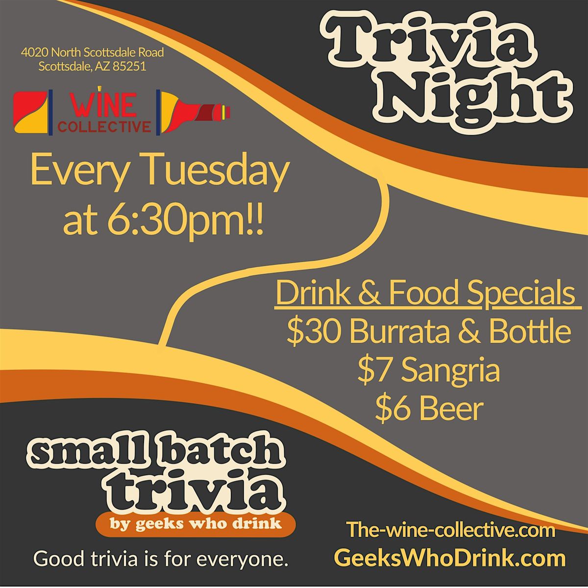 Trivia Tuesday @ The Wine Collective of Scottsdale