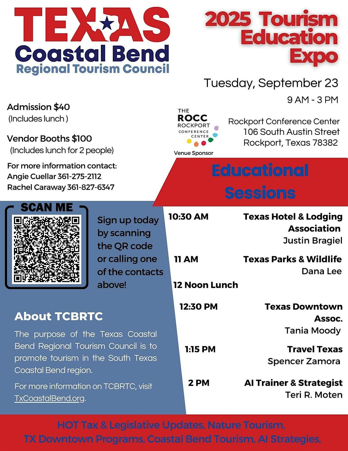 Texas Coastal Bend Regional Tourism 2025 Business Expo