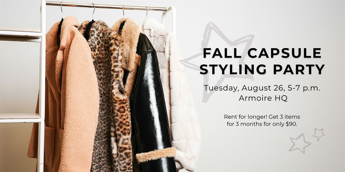 Fall Capsule Styling Party