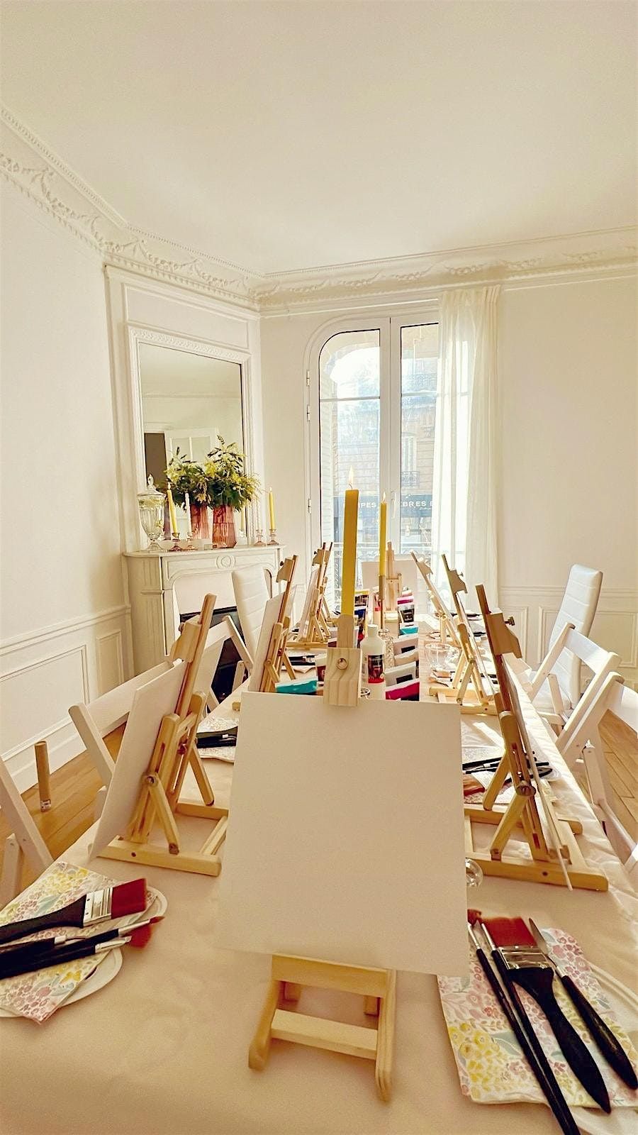 Paint & Wine at Coco Rare: Parisian Chic Art Atelier