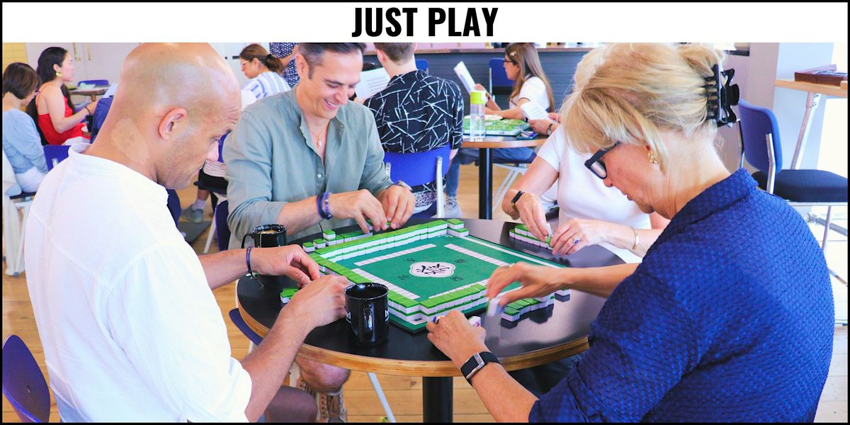 Jun 13 Saturday Just Play Mahjong Club (Chinese, American &Japanese Styles)