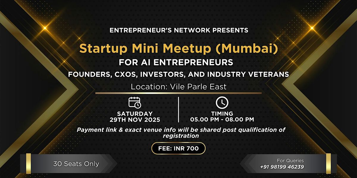 Startup Mixer (For AI Entrepreneurs)