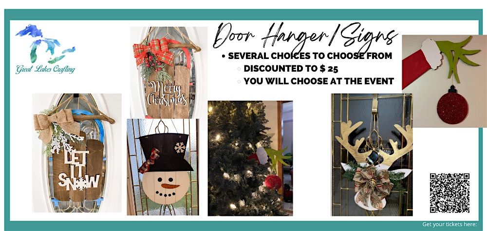 Sebewaing Painted Door Hangers (18" - 24") @ Busy Babe Boutique