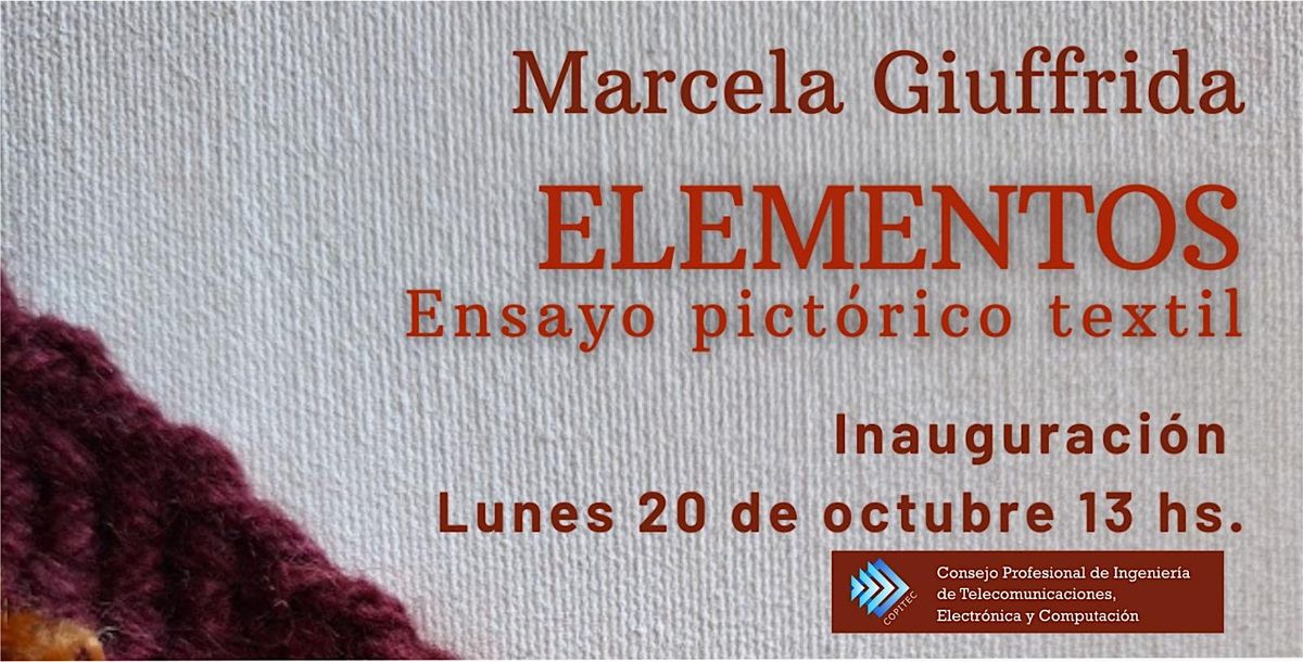 ELEMENTOS | Ensayo Pictorico Textil