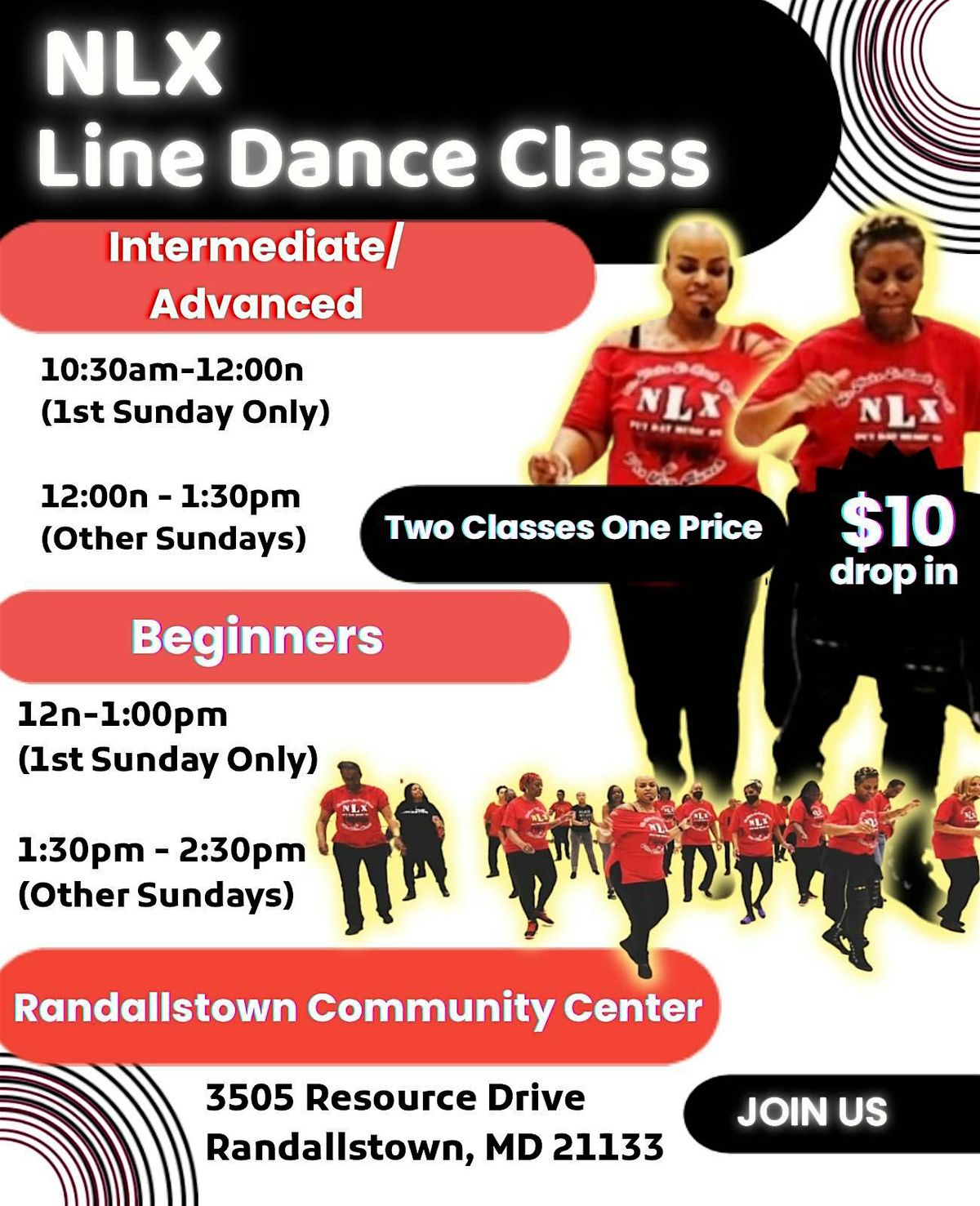 NLX LINE DANCE CLASS