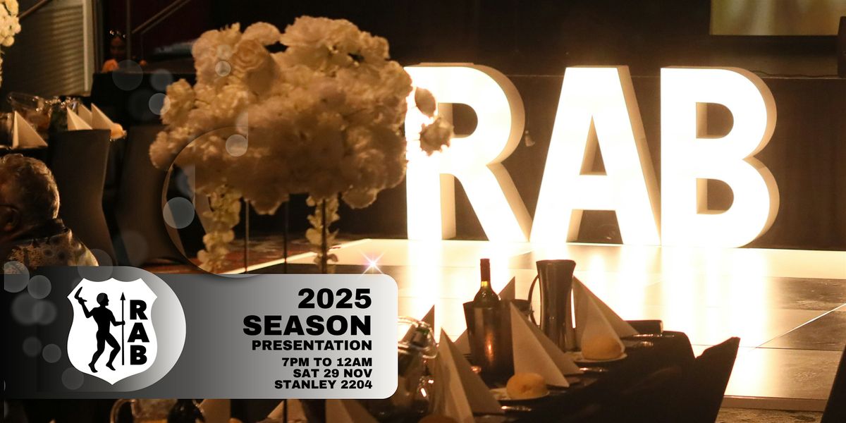 Redfern All Blacks RLFC Inc 2025 Season Senior Presentation