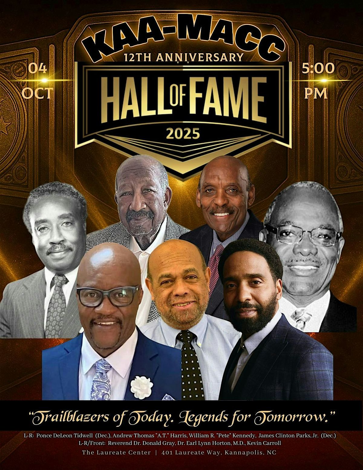 KAA-MaCC 12th Anniversary & Hall of Fame Inductions