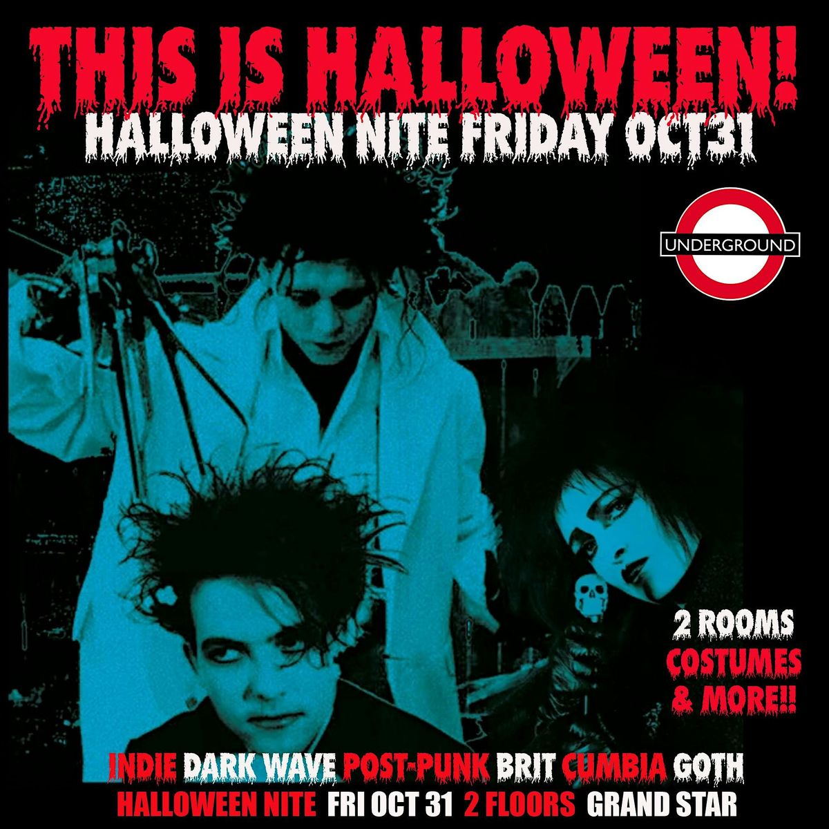 This Is Halloween! Club Underground 2 Floor Dance Party!