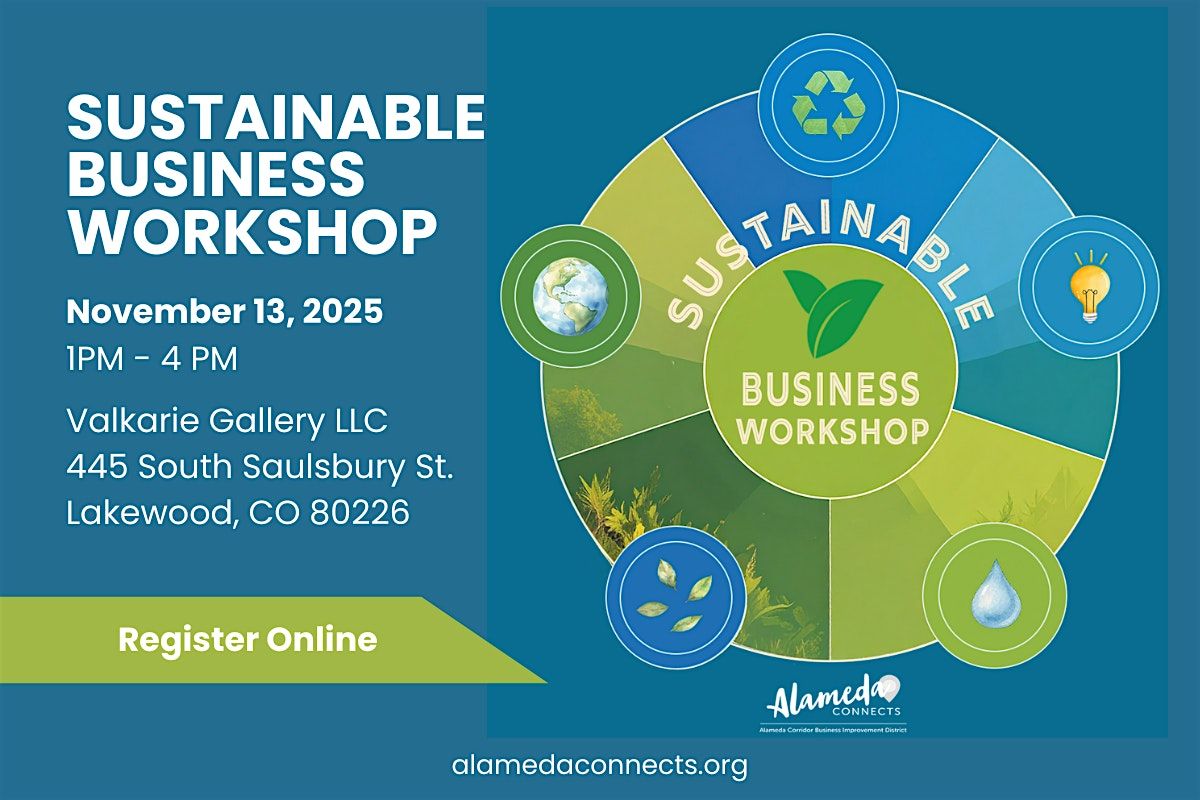 Sustainable Business Workshop with Alameda Connects