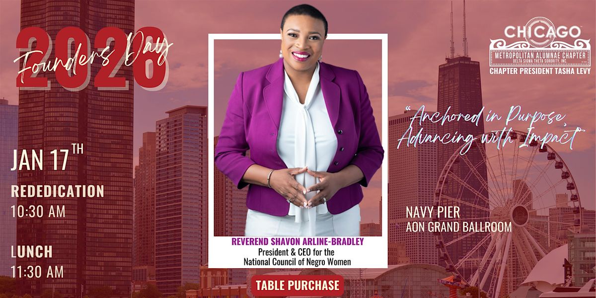 CMAC Founders Day 2026 - For Table Purchases Only