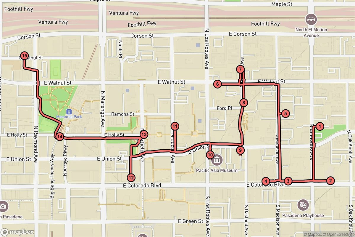 Pasadena Audio Tour: Historic Echoes of the Playhouse District