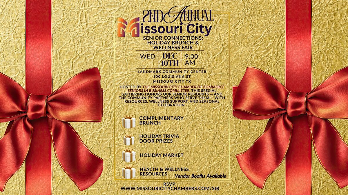 2nd Annual Senior Connections: Holiday Brunch & Wellness Fair