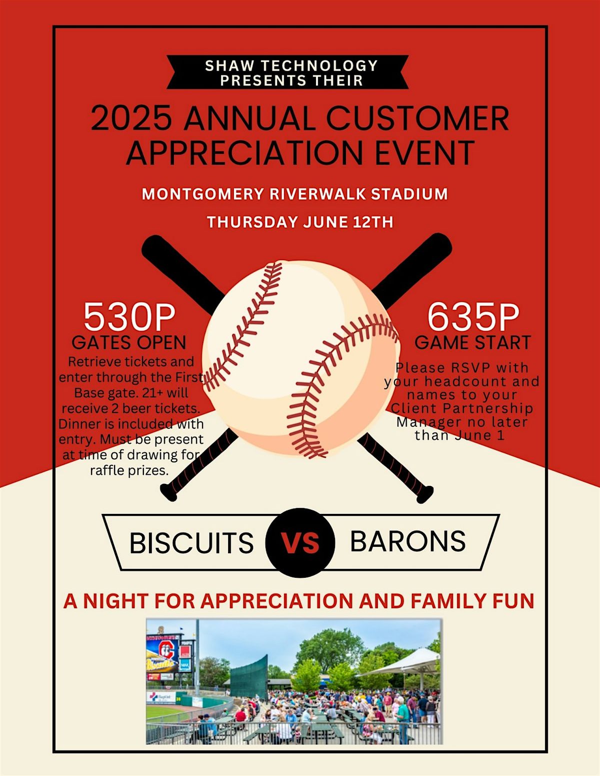 2025 Shaw Technology Customer Appreciation at Montgomery Riverwalk ...