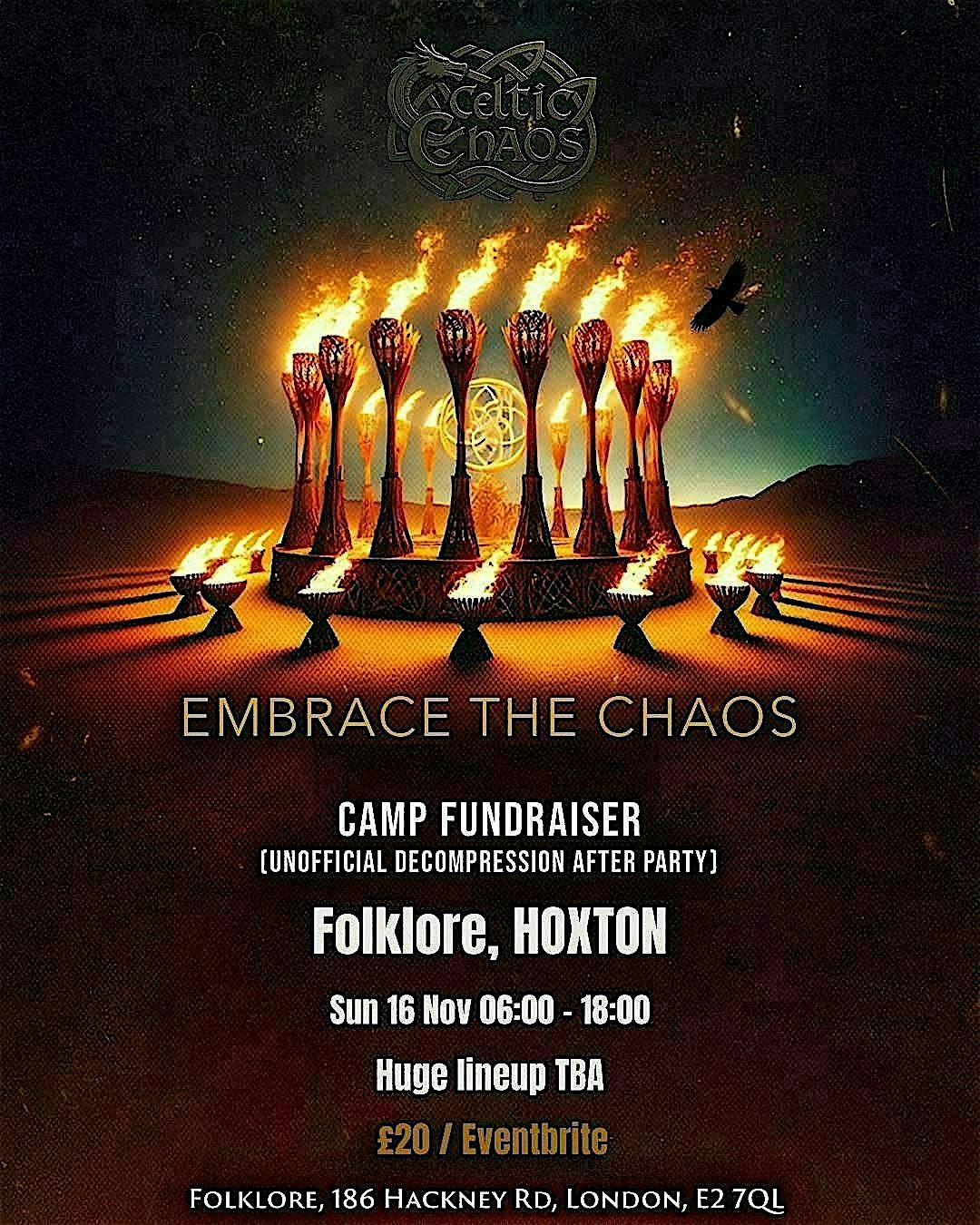 EMBRACE THE CHAOS - Unofficial London Decompression Afters